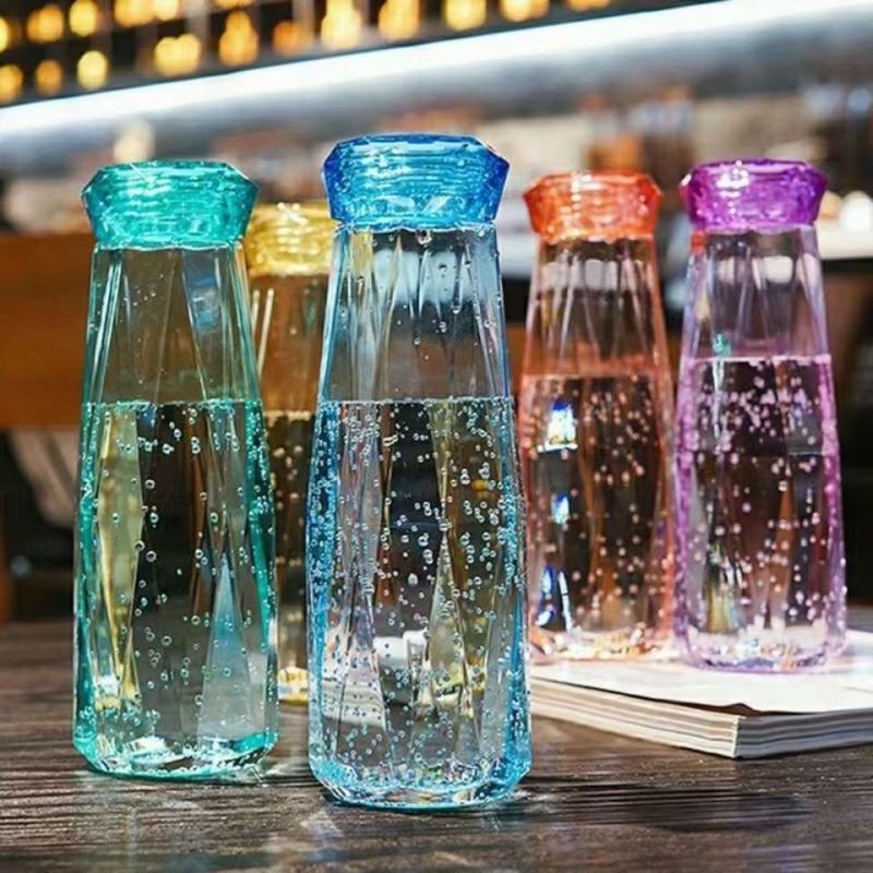 钻石杯双层玻璃杯会销礼品批发超市开业活动跑江湖地摊展会