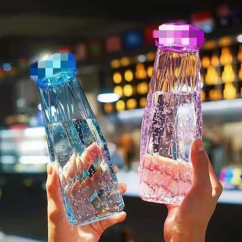 钻石杯双层玻璃杯会销礼品批发超市开业活动跑江湖地摊展会
