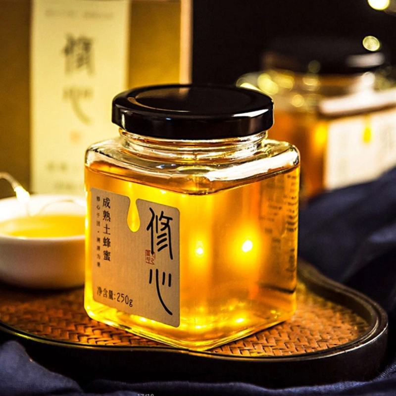 蜂蜜礼盒装纯正天然土峰椴树蜜高档包装送礼