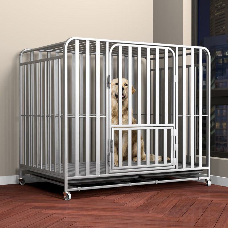 狗笼子大型中型犬室内带厕所分离加粗宠物笼金毛拉布拉多家用