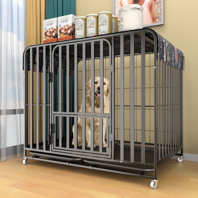 狗笼子大型中型犬室内带厕所分离加粗宠物笼金毛拉布拉多家用