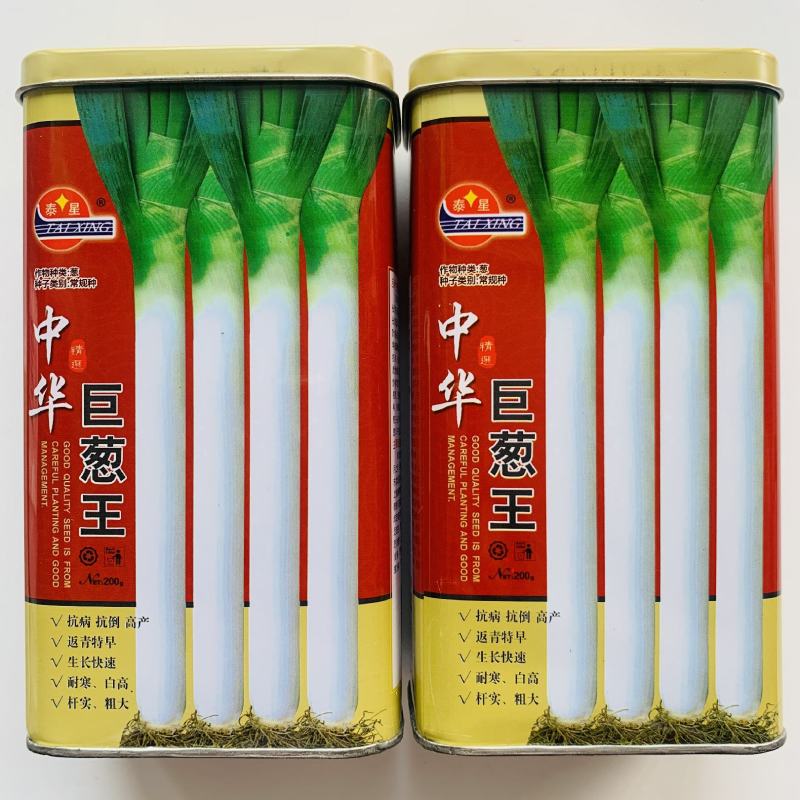 大葱种子中华巨葱王大葱种子抗病抗倒伏抗热抗寒产量高的大葱