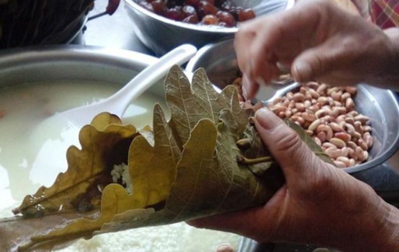 精选粽叶槲叶野生大号槲叶新鲜晒干菠萝叶饼桲椤叶端午节包