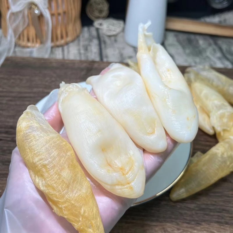 墨西哥花胶咸水筒鲈鱼鱼胶60头/斤胶质好批发价