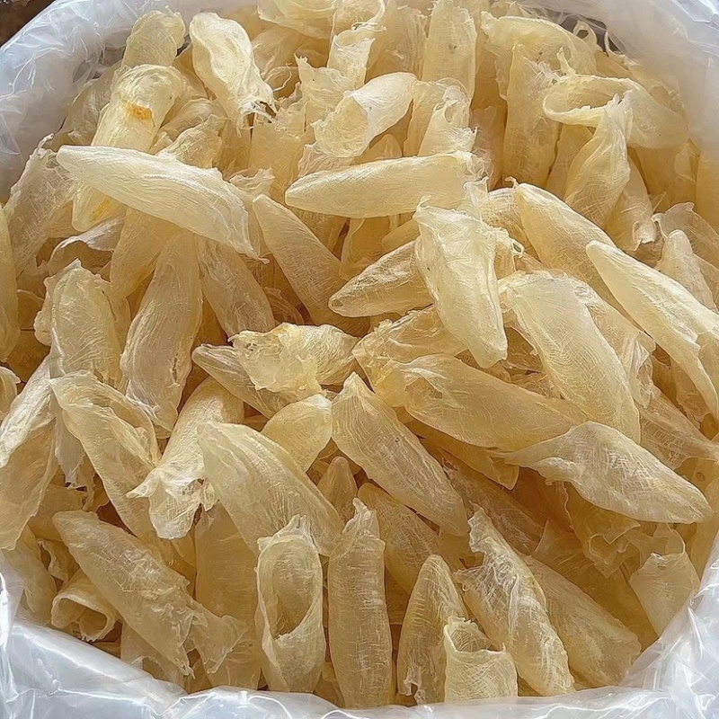 墨西哥花胶咸水筒鲈鱼鱼胶60头/斤胶质好批发价