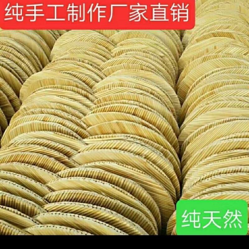 纯手工高粱杆帘饺子锅盖圆形托盘