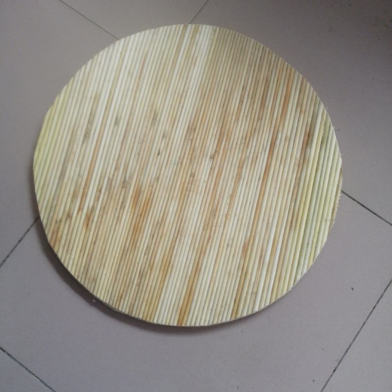 纯手工高粱杆帘饺子锅盖圆形托盘
