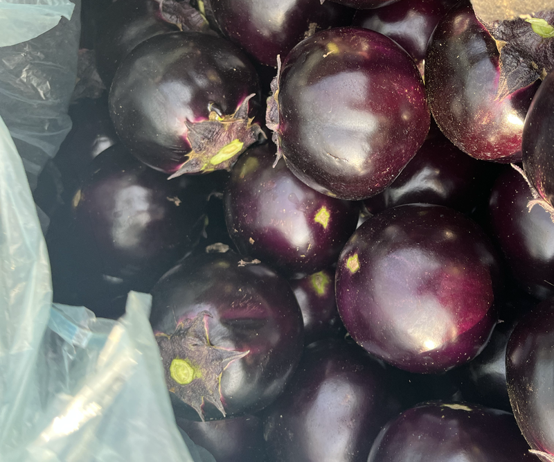 紫光圆茄产地，一二三级，供应超市批发市场电商团购。