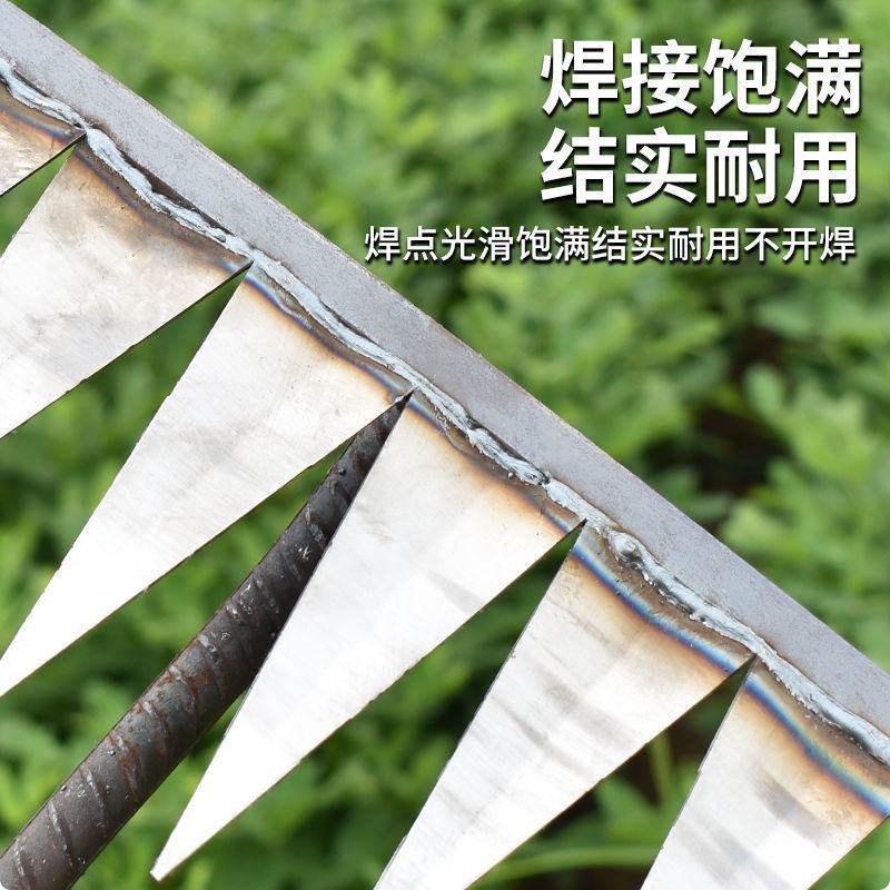 六齿锄头锄草筢子新款松土神器除草耙子开荒翻土双层焊接农用