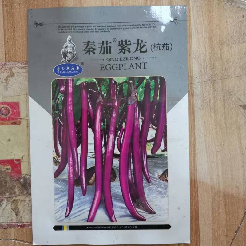黑轿子长茄紫龙线茄牛心茄种子抗病性好连续结果