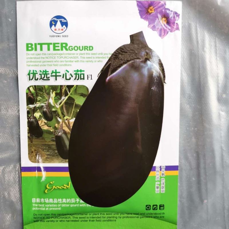 紫龙线茄种子牛心茄种子圆茄种子长茄种子