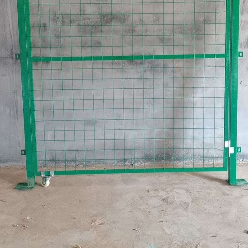 浩天铁丝网门铁栅栏门护栏网门仓库车间门简易门庭院篱笆门果