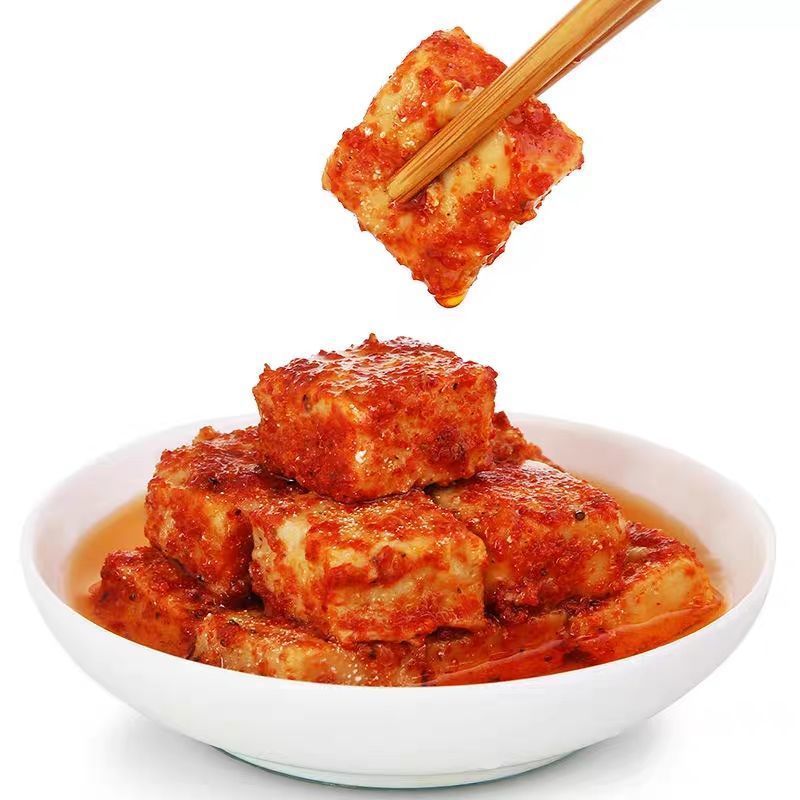 湖南湘西龙山特产洗车河霉豆腐乳麻辣香辣味豆腐乳