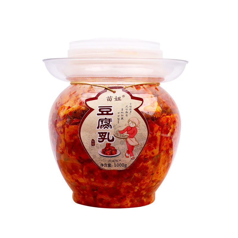湖南白溪特产香辣霉豆腐农家手工自制豆腐乳无油特辣下饭菜拌
