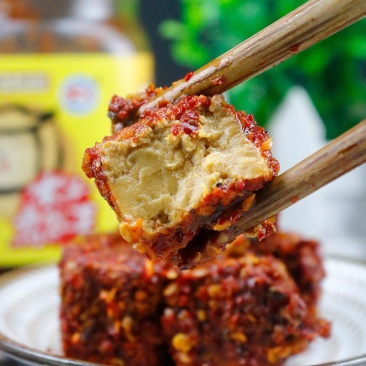 湖南特产常德豆腐乳津市木子腐乳王210g瓶装麻辣霉豆腐农