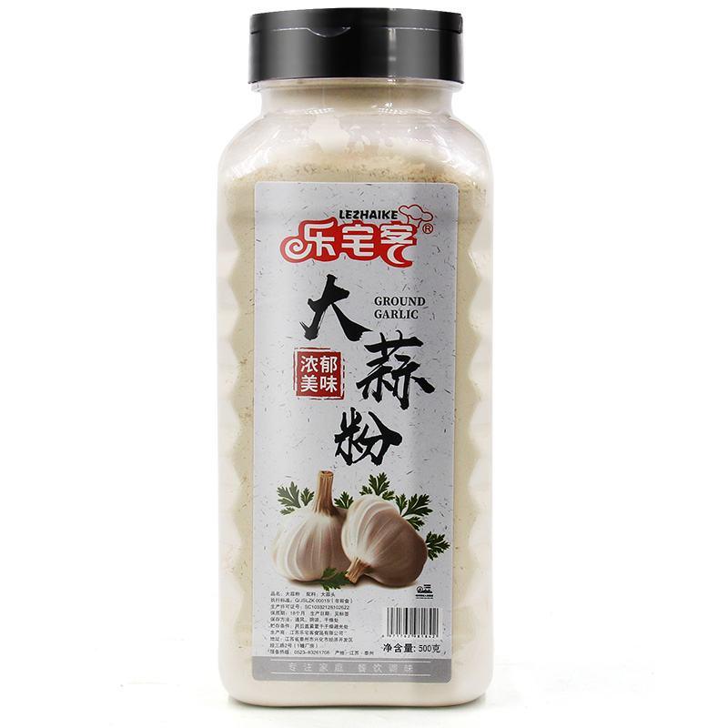 乐宅客蒜头粉500g大蒜粉食用纯蒜香粉商用腌制烧烤蒜蓉粉