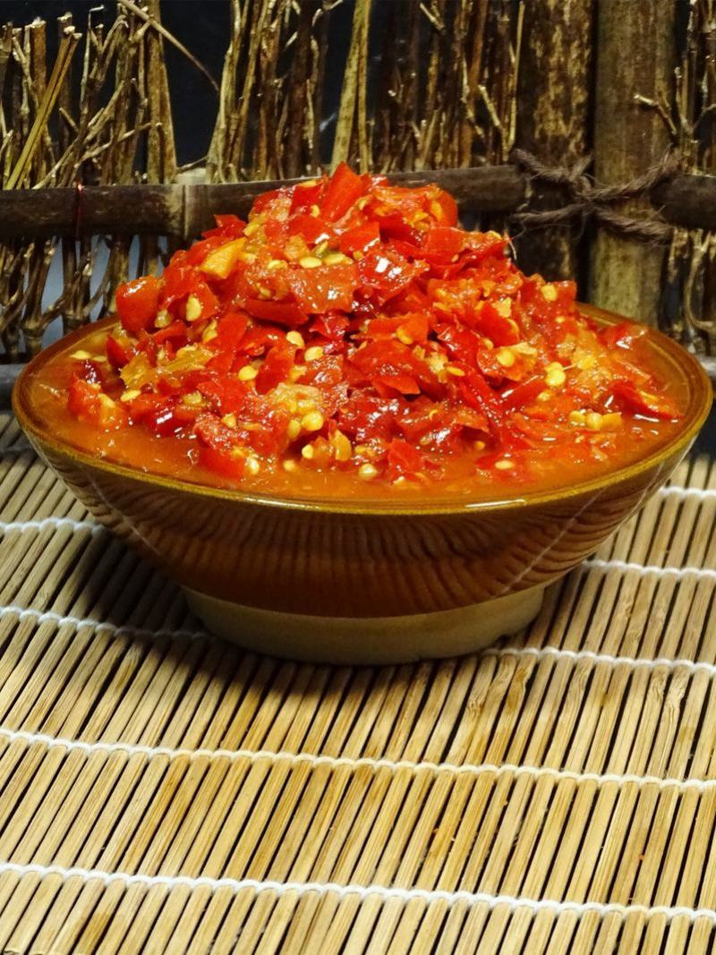 糟辣子云南贵州风味土特产老坛酸辣椒手工剁海椒酱姜蒜糟辣椒