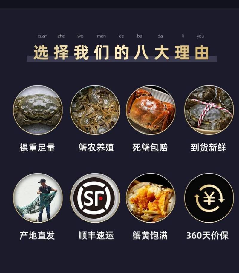 大闸蟹兴化大闸蟹清水蟹精美礼盒装送礼佳品