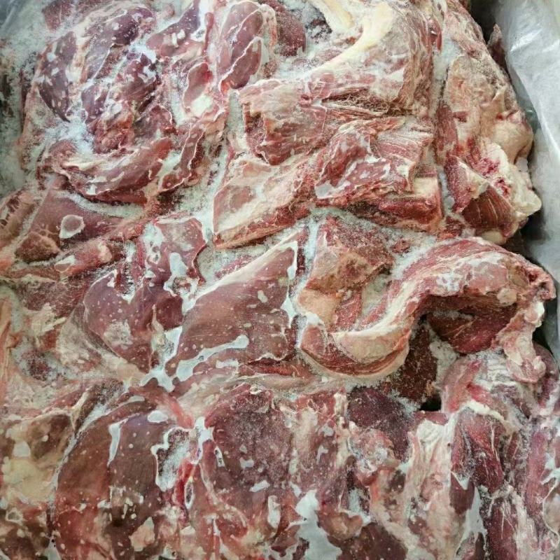 鲜冻剔骨去皮带腿羊肉板没调理没滚柔纯干货
