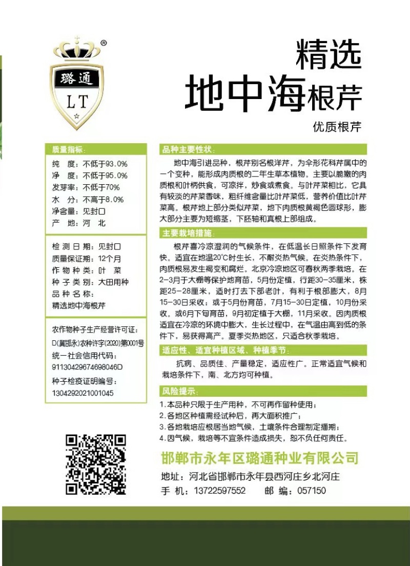 地中海根芹种子净含量10克红芹白芹种子