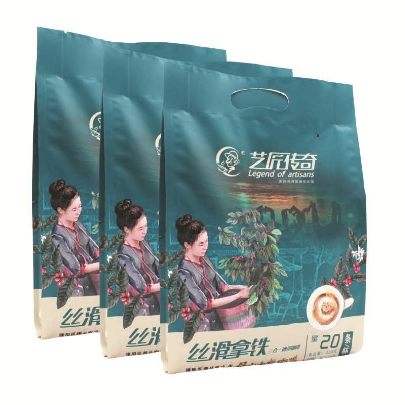 艺匠传奇速溶咖啡三合一咖啡多味卡布奇诺丝滑拿铁蓝山风味