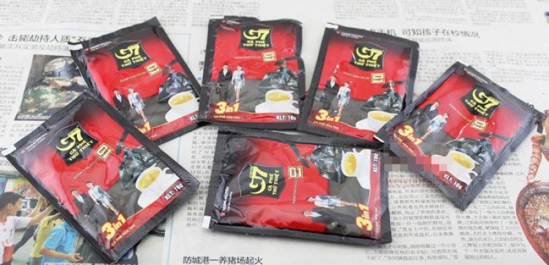 越南进口咖啡速溶中原G7咖啡粉三合一咖啡50小袋