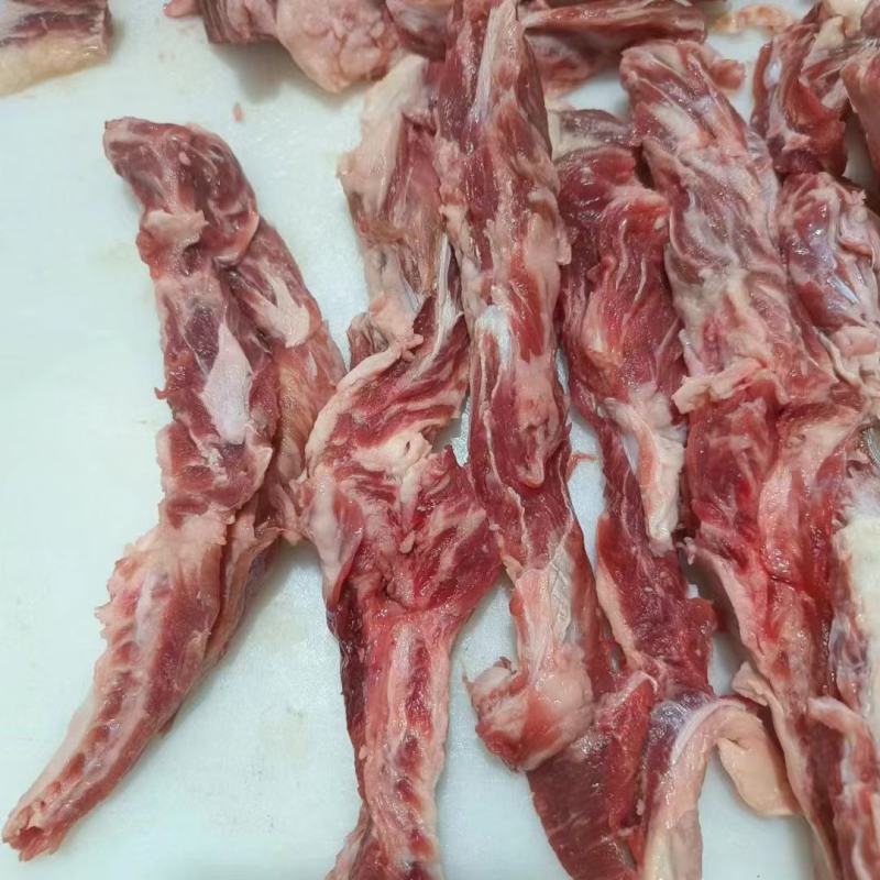 牛肋条复肉条纯干牛肉，净油选过的干牛肉，