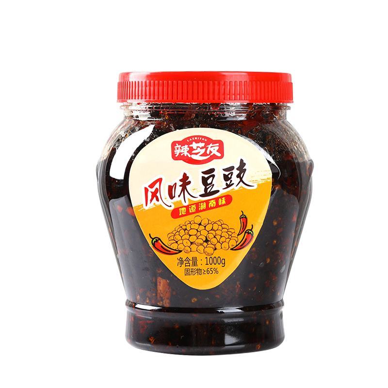 湖南特产风味豆豉辣酱香辣下饭菜自制农家老干妈正宗豆豉酱