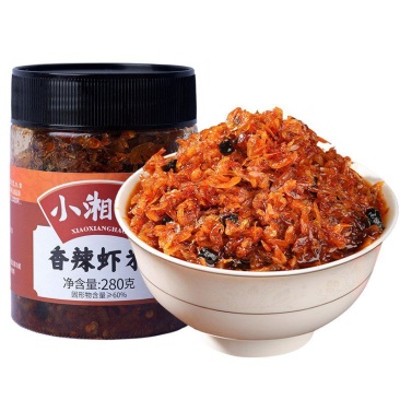 虾酱海鲜拌饭酱下饭酱虾米酱香辣虾仔酱湖南特产即食下饭菜虾