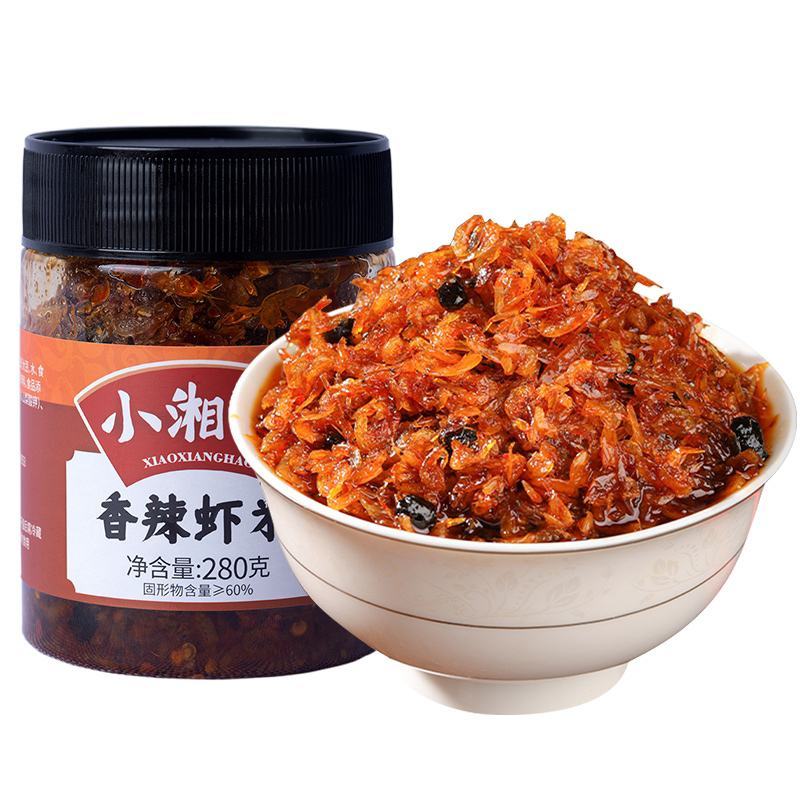 虾酱海鲜拌饭酱下饭酱虾米酱香辣虾仔酱湖南特产即食下饭菜虾