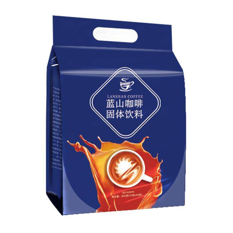 云南小粒蓝山咖啡粉20条装速溶三合一原味特浓风味80条