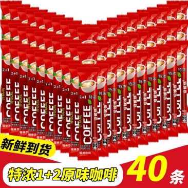 1+2原味三合一速溶香浓咖啡粉学生摩卡贝妮熊咖啡条