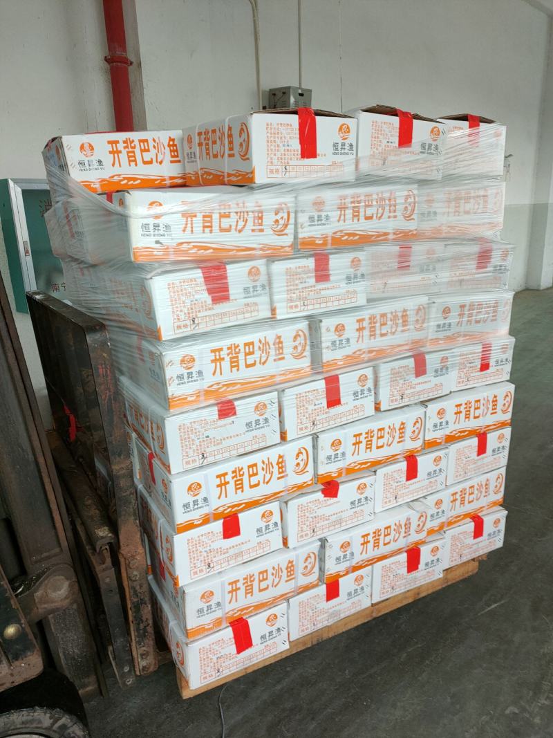 开背巴沙鱼，工厂直批，8条至11条规格，20斤/件