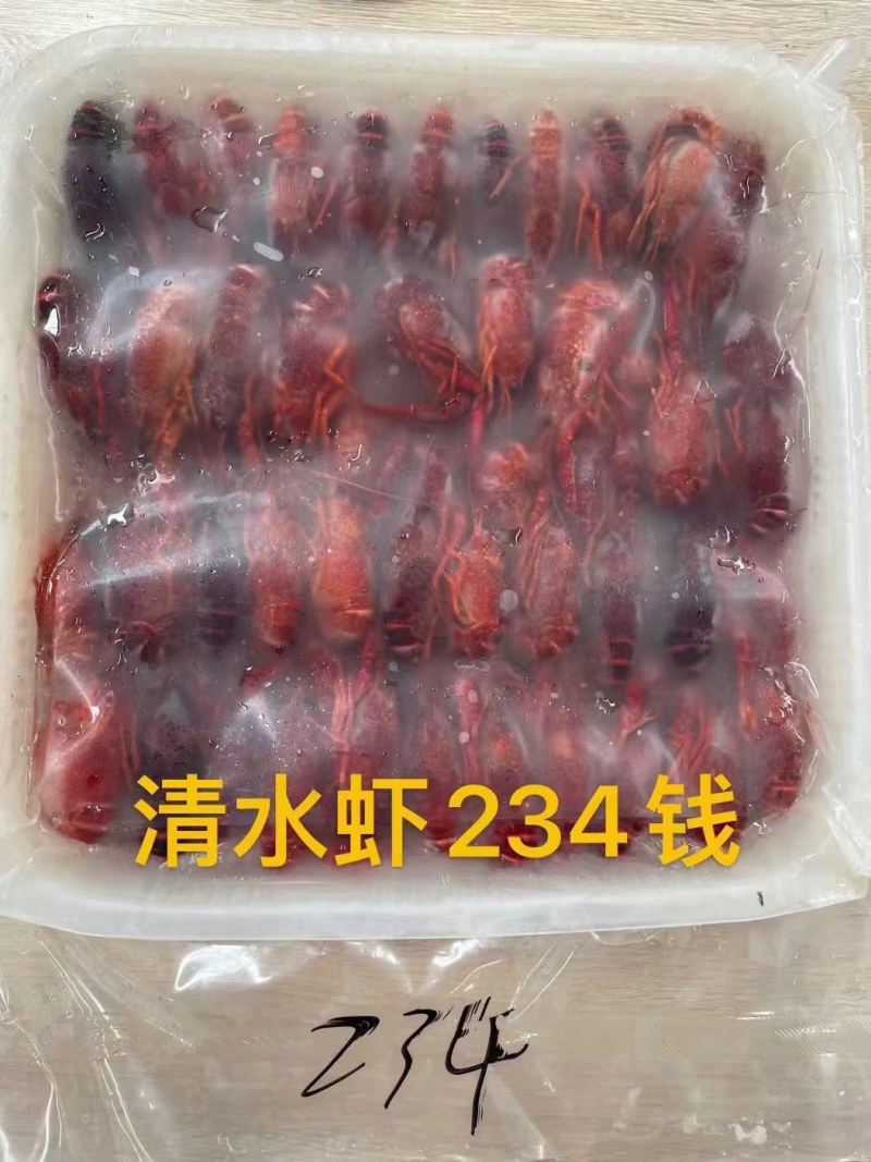 潜江2024年新品冻清水虾规格齐全，全年供应