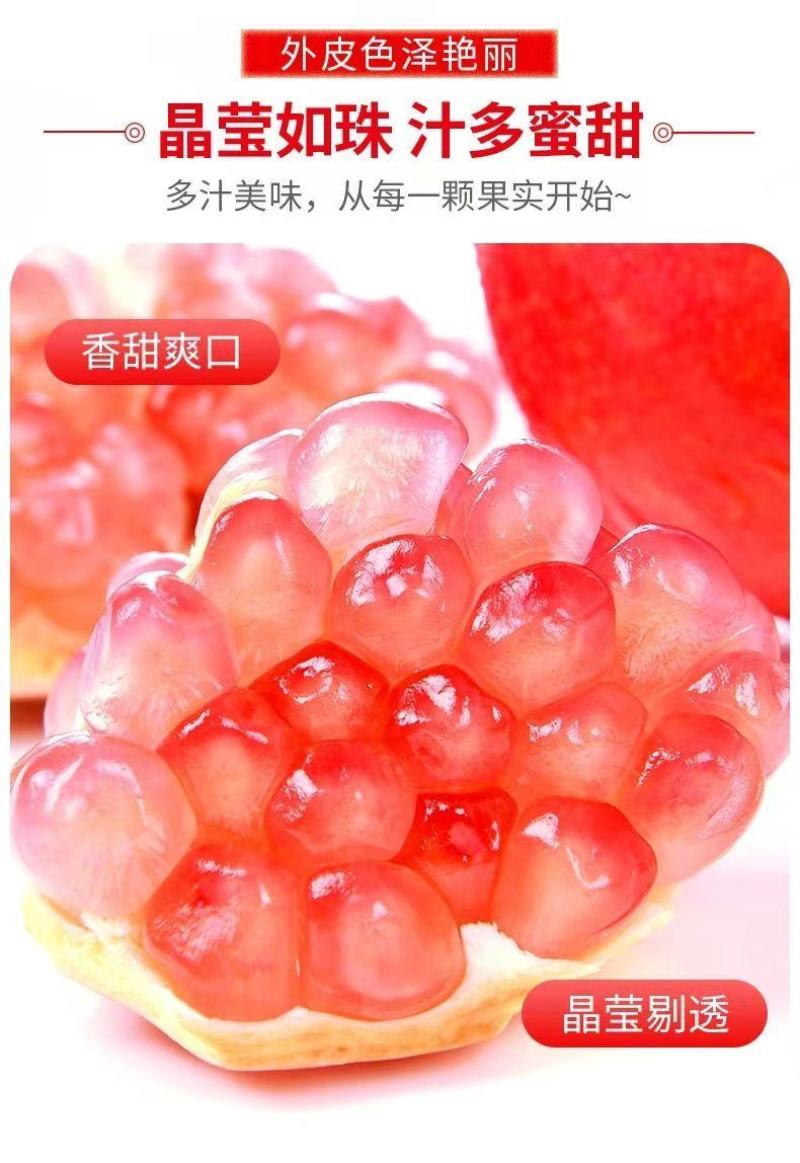 荥阳河阴软籽石榴3-5-9斤一件代发突尼斯软籽石榴