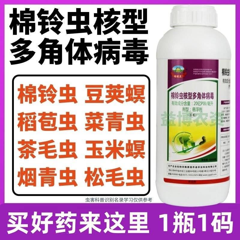 20亿棉铃虫核型多角体病毒棉铃虫菜青虫杀虫剂食心虫钻心虫