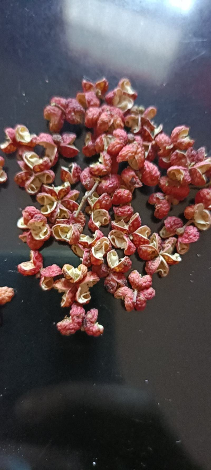 陕西大红袍干梅花花椒，无杂，去杆，去籽，纯净颗粒
