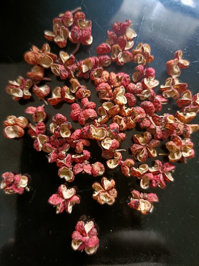 陕西大红袍干梅花花椒，无杂，去杆，去籽，纯净颗粒