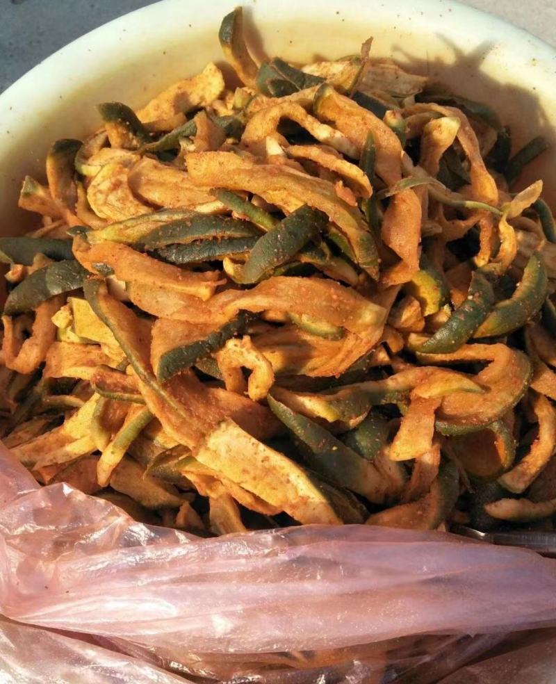 青脆五香萝卜干，手工切条，青脆可口，农户自销，自有加工厂