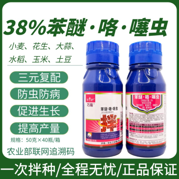 巧易38%苯醚咯噻虫嗪花生大蒜小麦专用拌种剂种衣剂