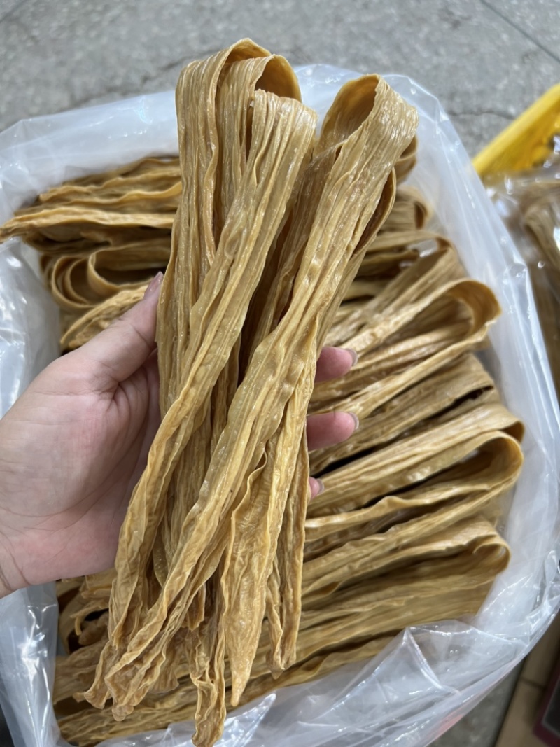 圆竹和平贝墩腐竹河源无色素腐竹耐煮耐泡无盐