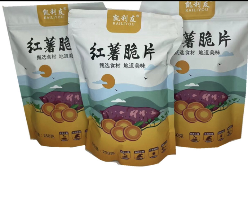 红薯脆片批发大包250g