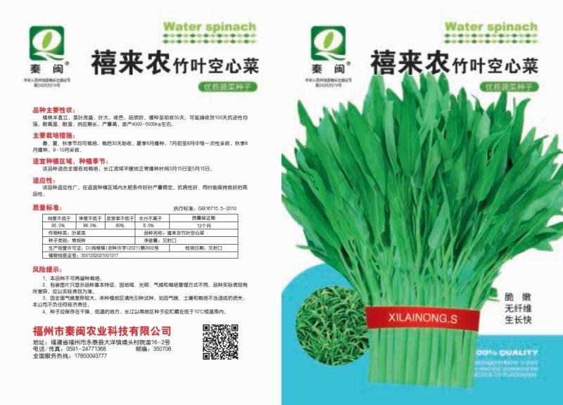 泰国空心菜种子青杆竹叶状口感脆旱地水田皆可种好四季蔬菜种