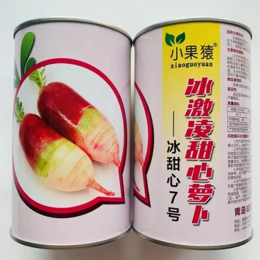 冰激凌甜心水果萝卜种子甜脆型糖心紫皮萝卜种孑春秋大田用种