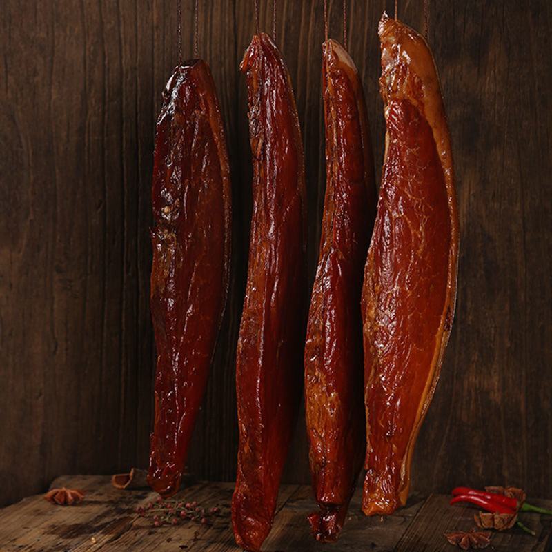 农家土猪老腊肉四川烟熏后腿肉五花腊肉批发湘西贵州咸味