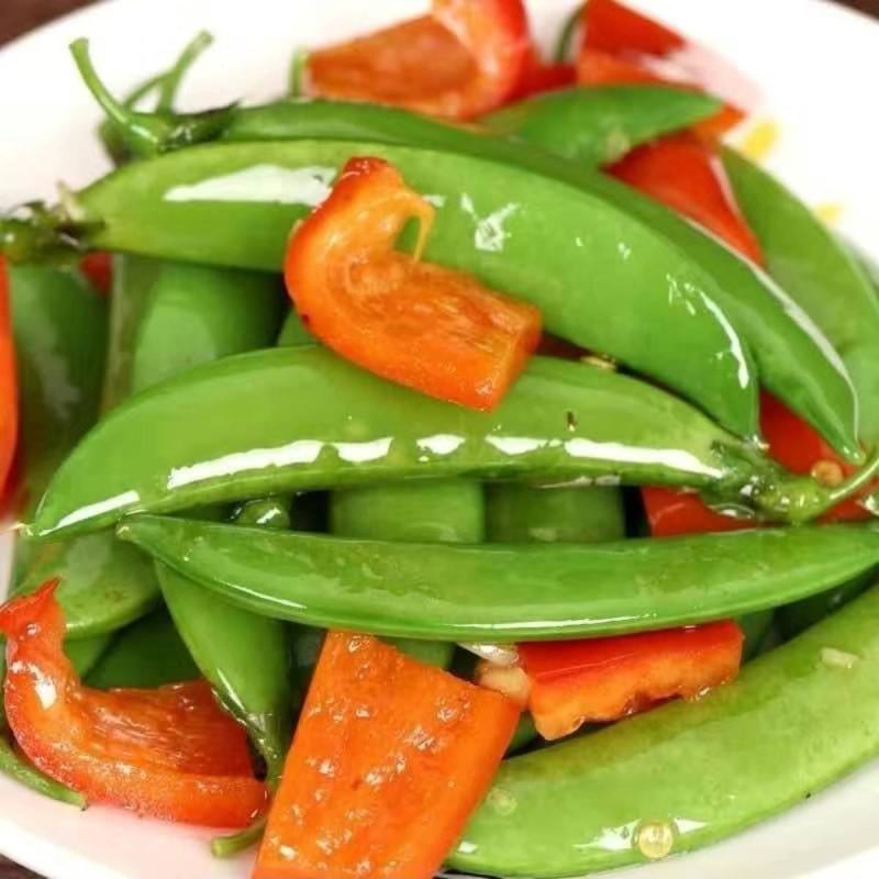 甜脆肉豌豆种子吃壳厚肉豌豆菜豆荷兰豆种籽春秋季播阳台大田
