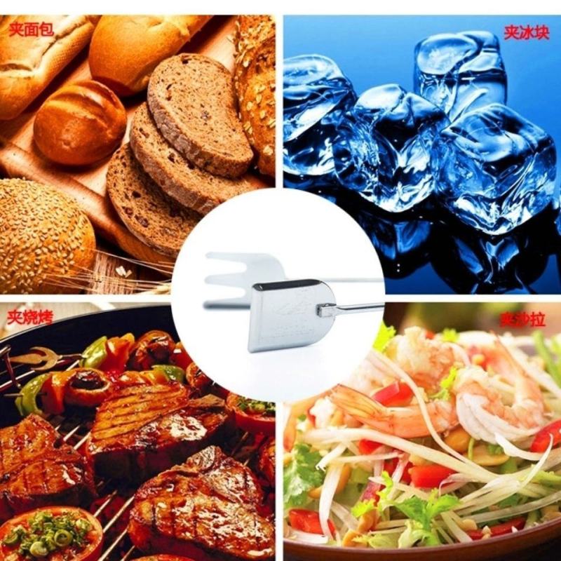 多功能不锈钢烧烤夹碳夹木炭钳子食物夹子菜夹肉夹食品油炸夹