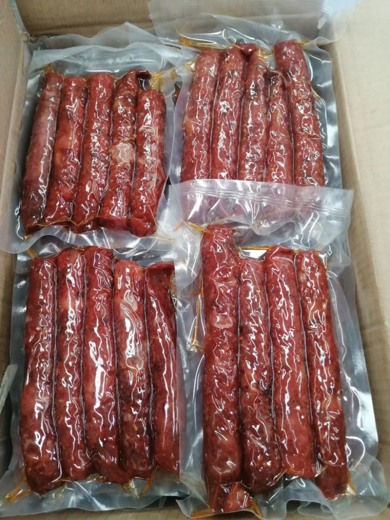 真空纯肉香肠农家纯肉手工香肠麻辣味五香味
