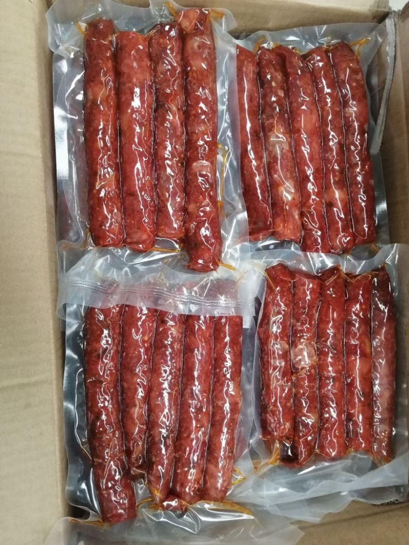 真空纯肉香肠农家纯肉手工香肠麻辣味五香味