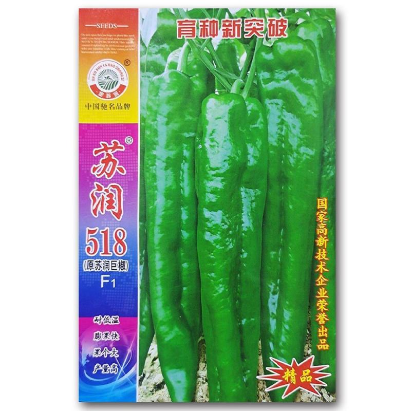 苏润518牛角椒种子，1000粒